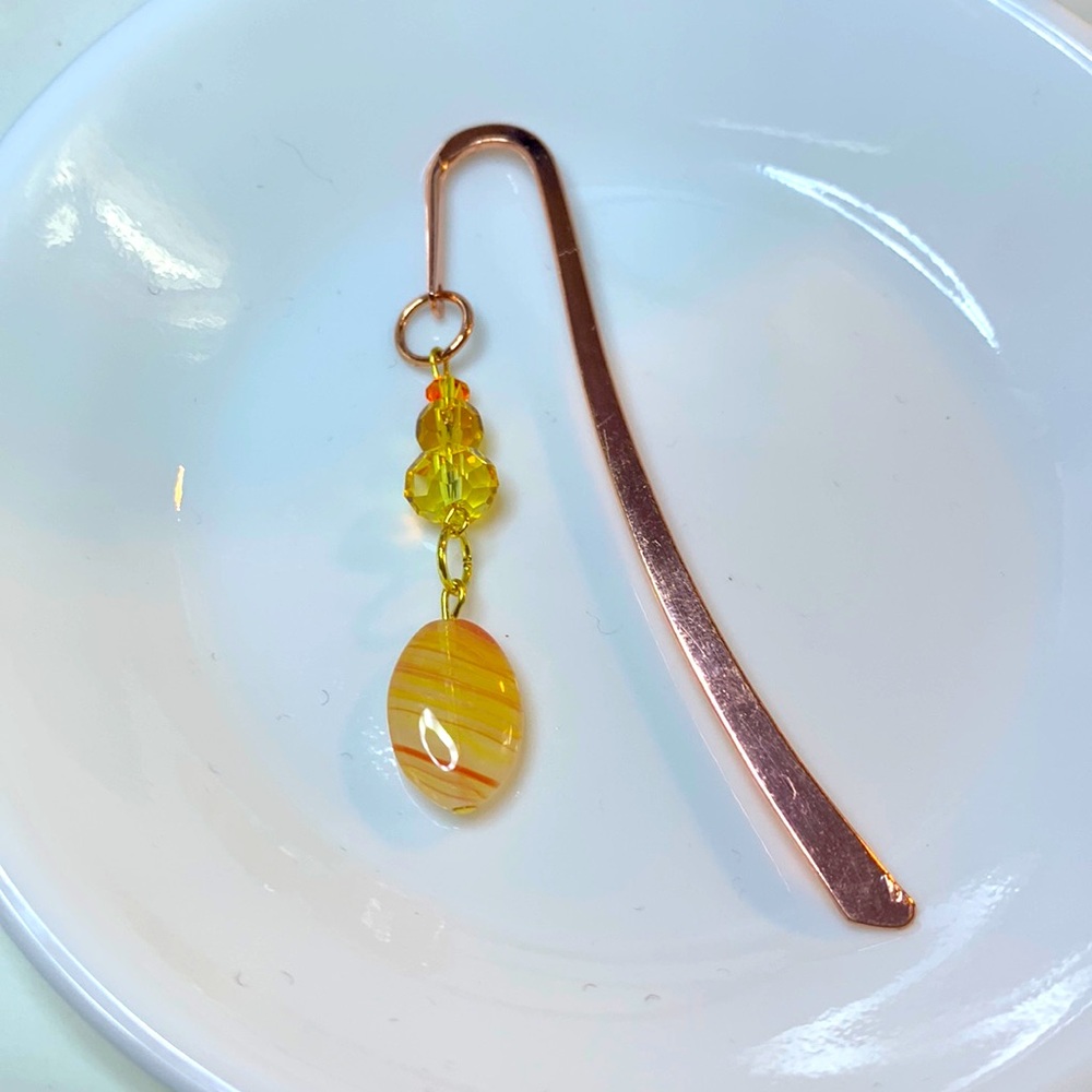 Handmade Bookmark With Swarovski Crystal